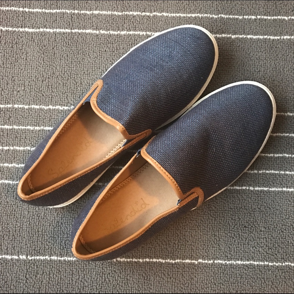 Denim loafers size 9