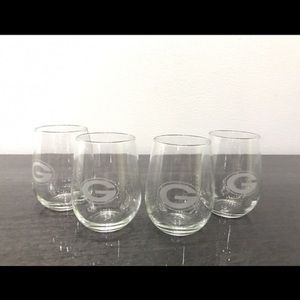 Packers Wine Glasses
