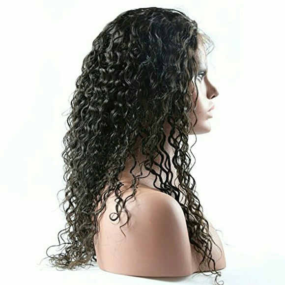 Brazilian Deep Wave Curly Humam Hair Lacefront Wig