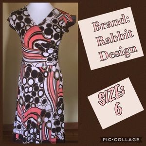 🌟FINAL PRICE ✂️RABBIT DRESS SHORT SLEEVE size 6