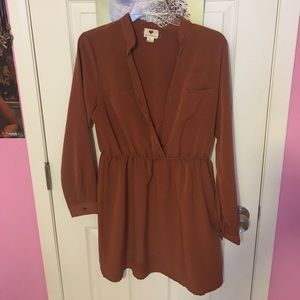 Rust Orange Dress