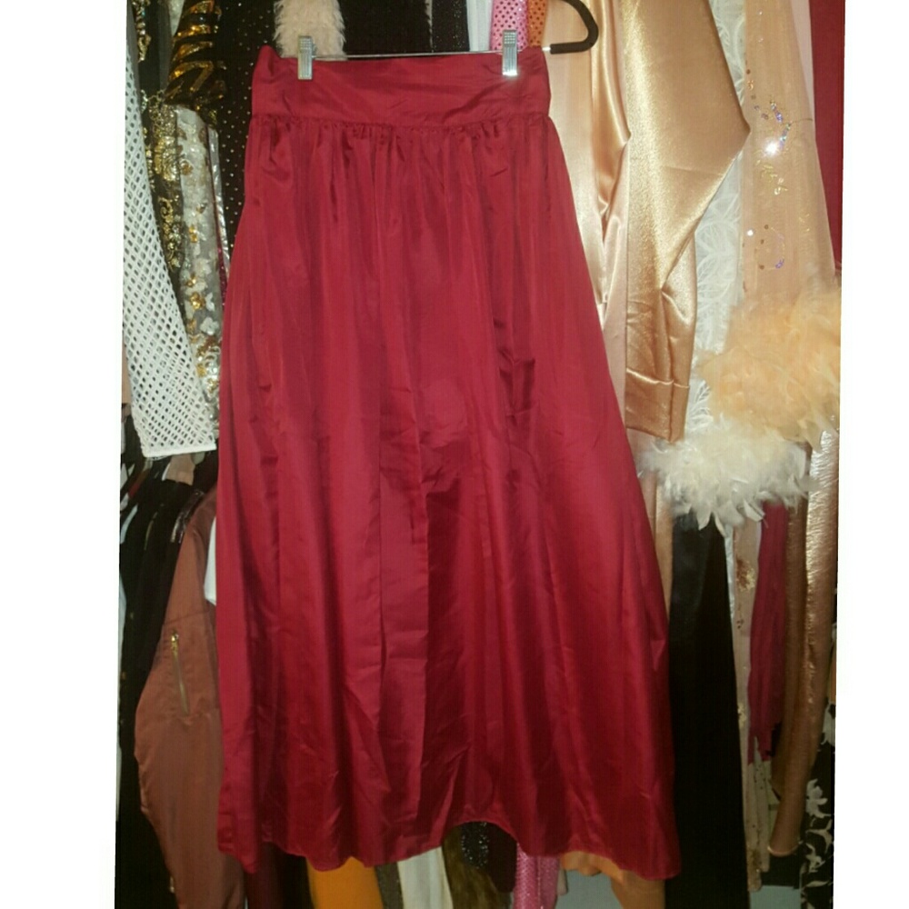 Burgundy Skirt