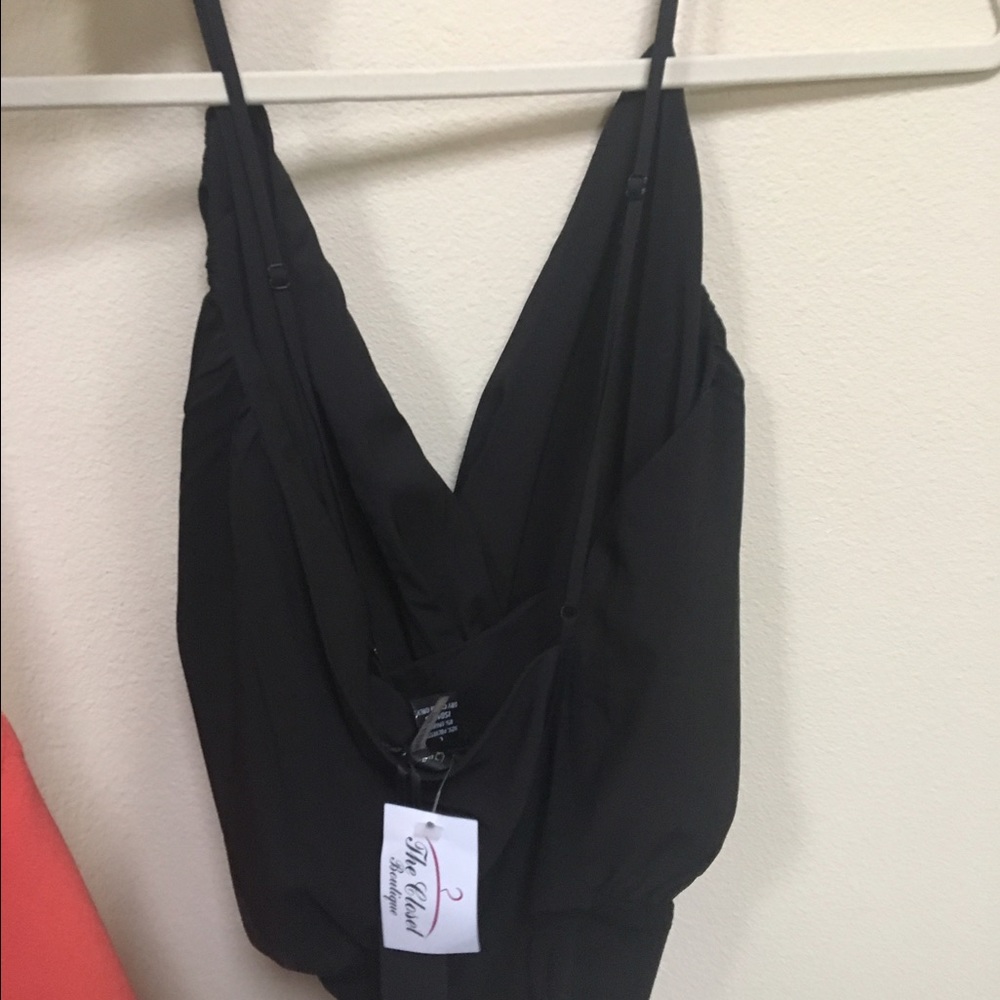 NWT Sexy Black Bodysuit
