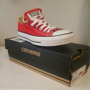 New in Box Red Converse