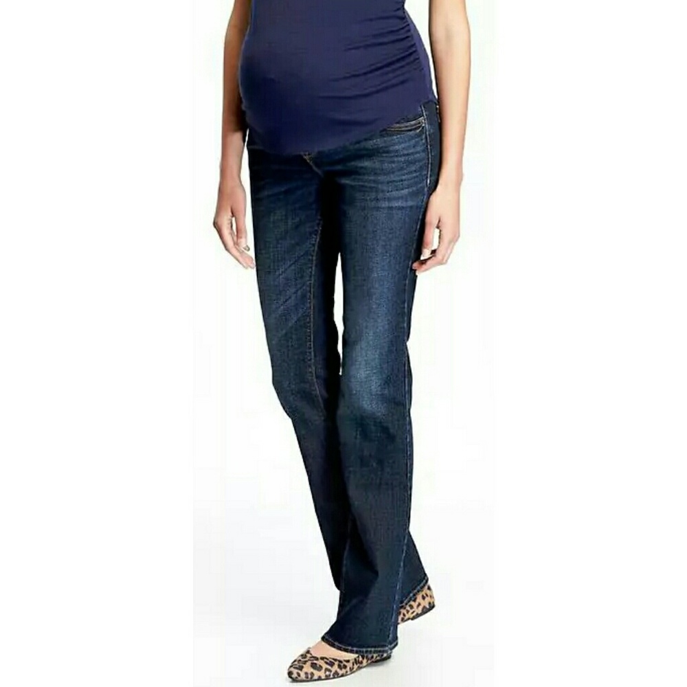 NWT, OLD NAVY Maternity Full Panel Boot Cut Jeans