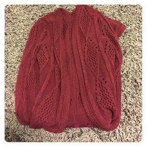 Long knit sweater