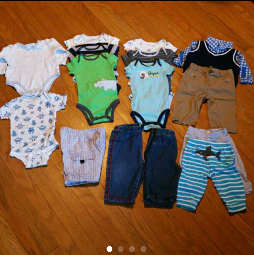 Bundle Baby Boy Clothes, Size 3-6 months