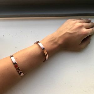 Rose Gold Double Cuff
