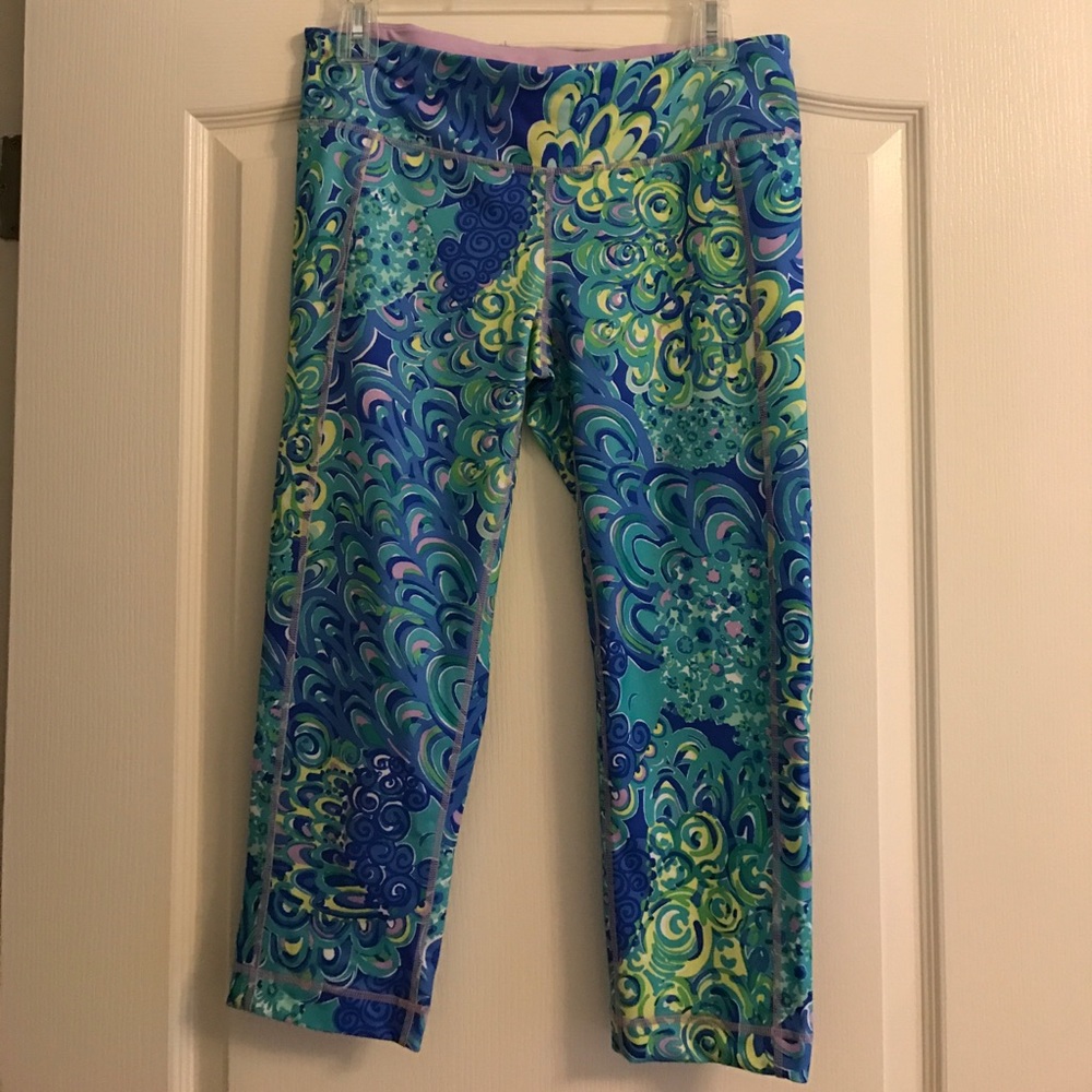 VGUC Lilly Pulitzer Luxletic Crop Leggings