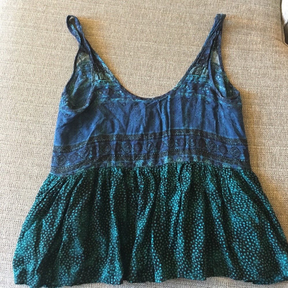 Flirty peplum tank