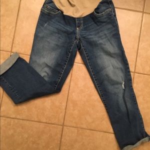"Boyfriend" style Maternity jeans