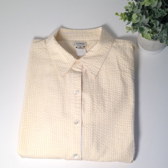 L.L. Bean Tops - L.L. Bean Seersucker Shirt