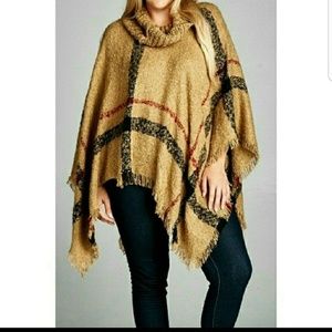 Plus size poncho