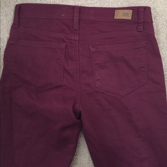 Maroon Red RSQ Jean Miami Jeggings - Picture 3 of 3