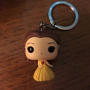 Disney Beauty and the Beast Belle Funko keychain