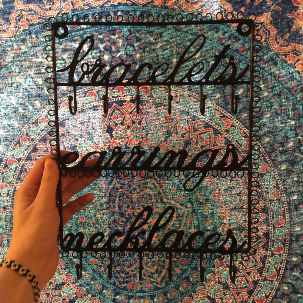 "Bracelets, Earings, Necklaces" Jewelry Display