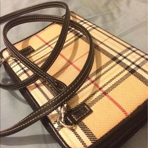 Crossbody purse with planner