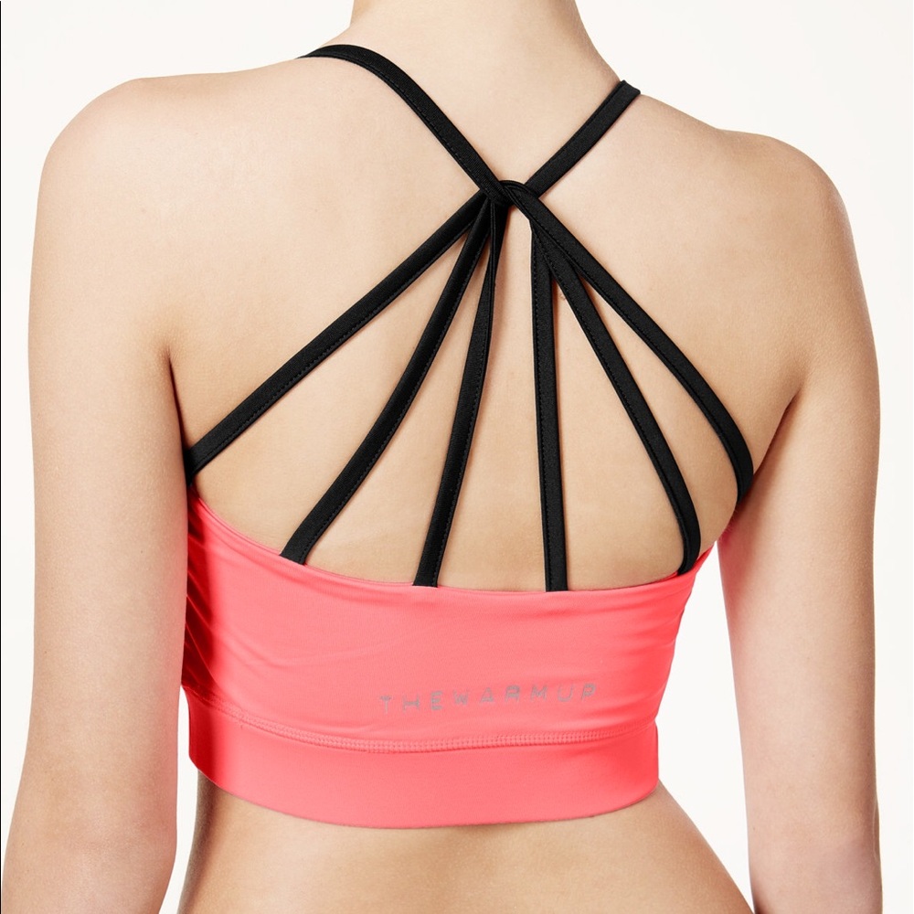 NWT Jessica Simpson THE WARMUP Sports Bra - Picture 1 of 3