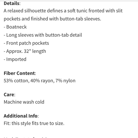 Nordstrom striped sweater tunic - Picture 5 of 7