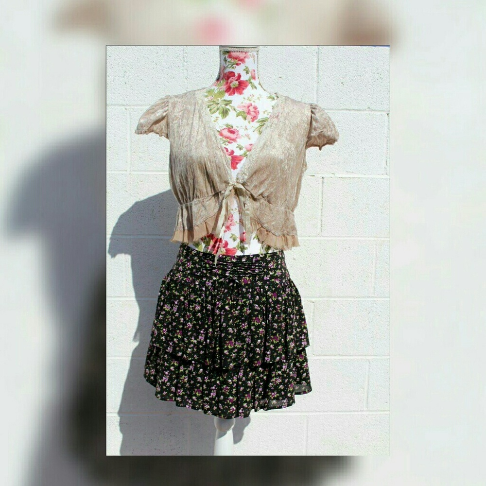 Xhileration Cream Crop Cardigan