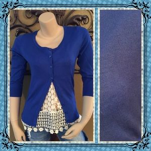 EUC Bright Blue Cardigan
