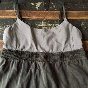 Lululemon Bliss Tank. Size 8, wren grey and dune