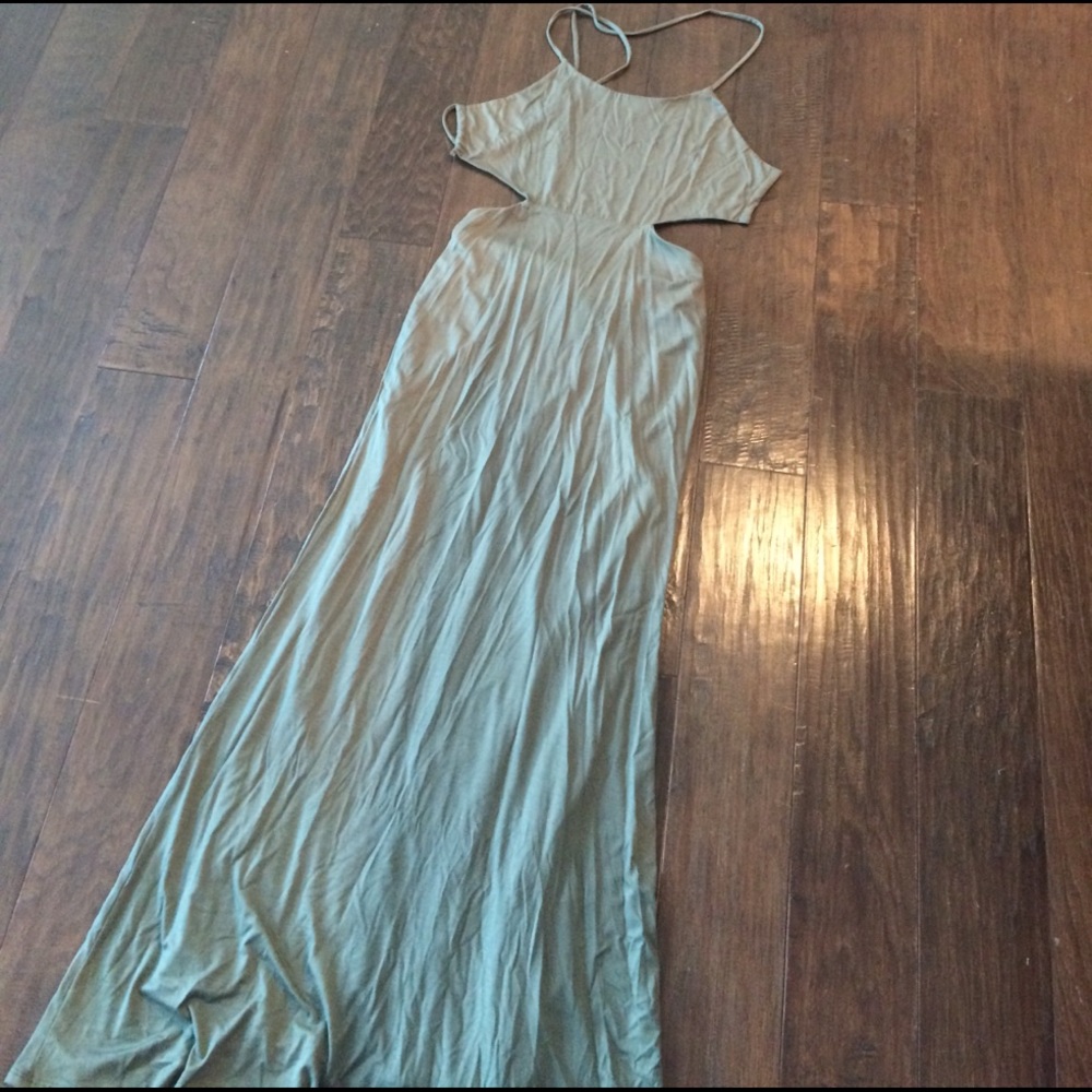 Lulus Green Maxi