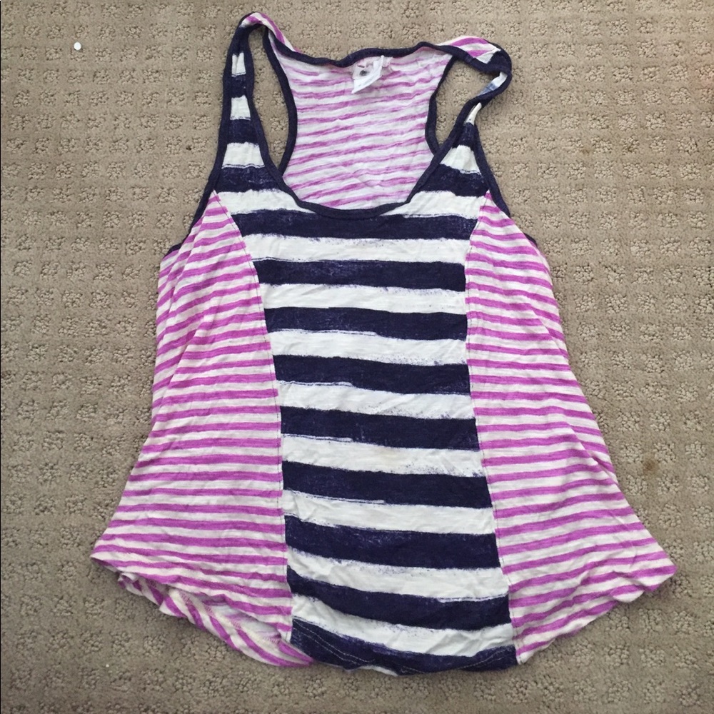 striped tank top