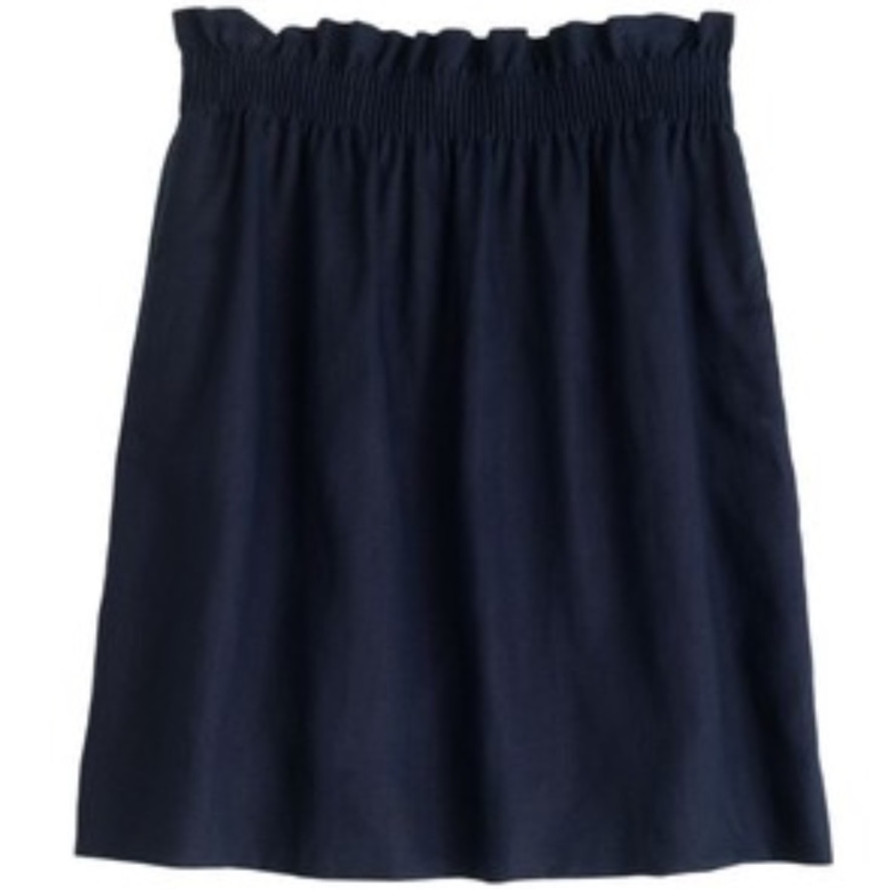 NWOT J. Crew Linen Mini Skirt
