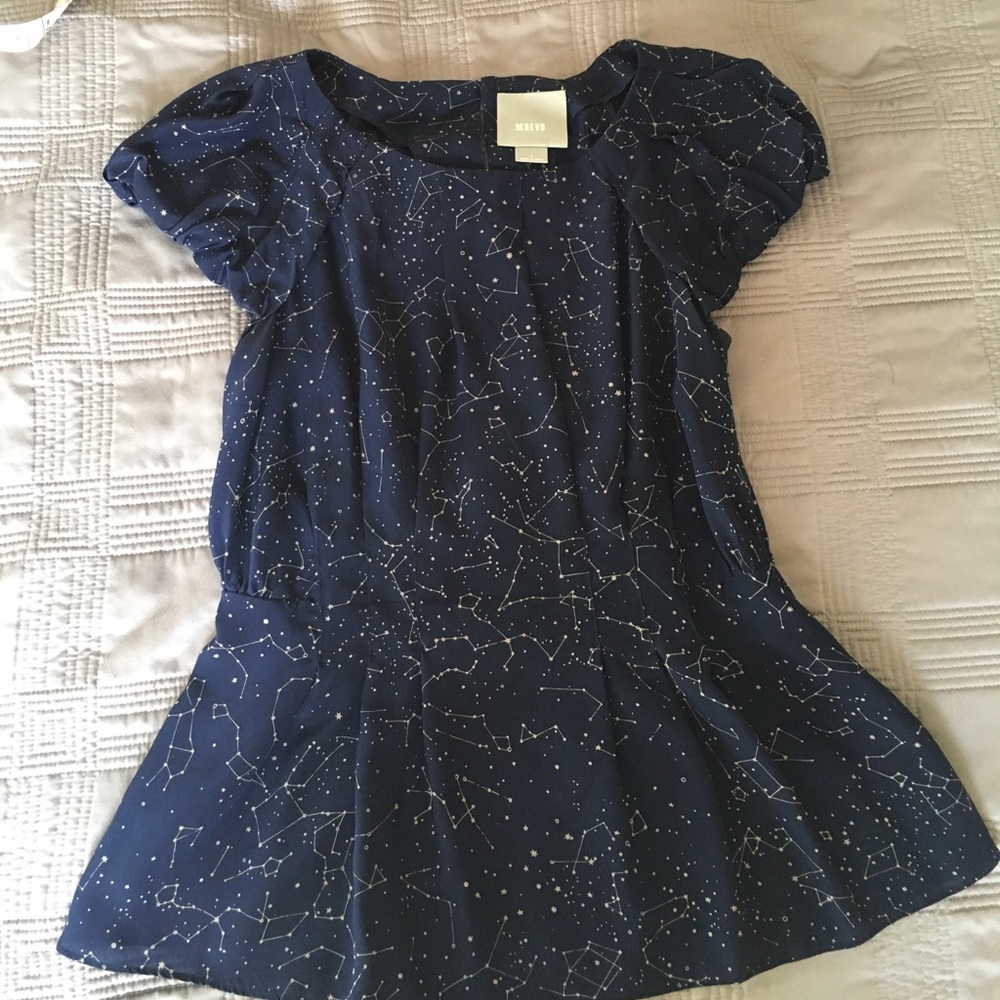 Anthropologie Constellation Shirt, Maeve brand