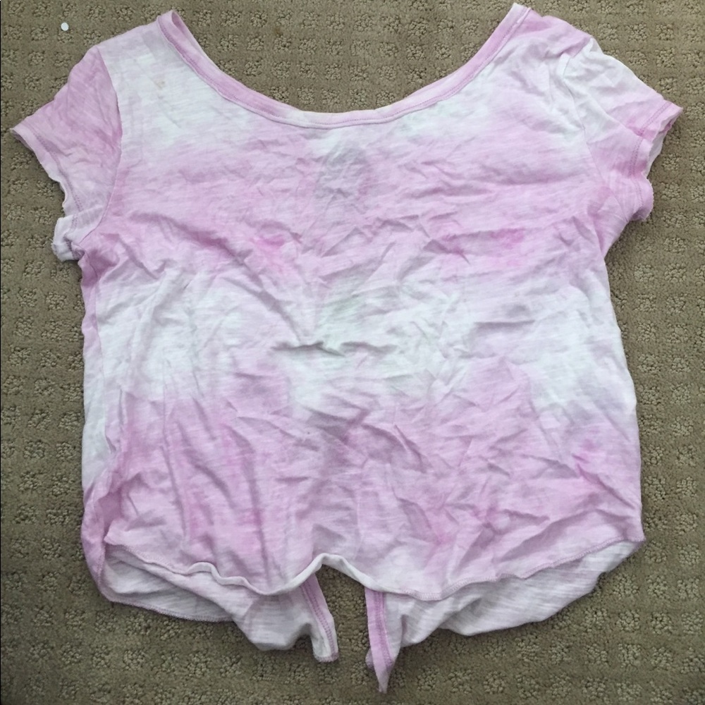 Tie Dye Purple abercrombie kids t shirt