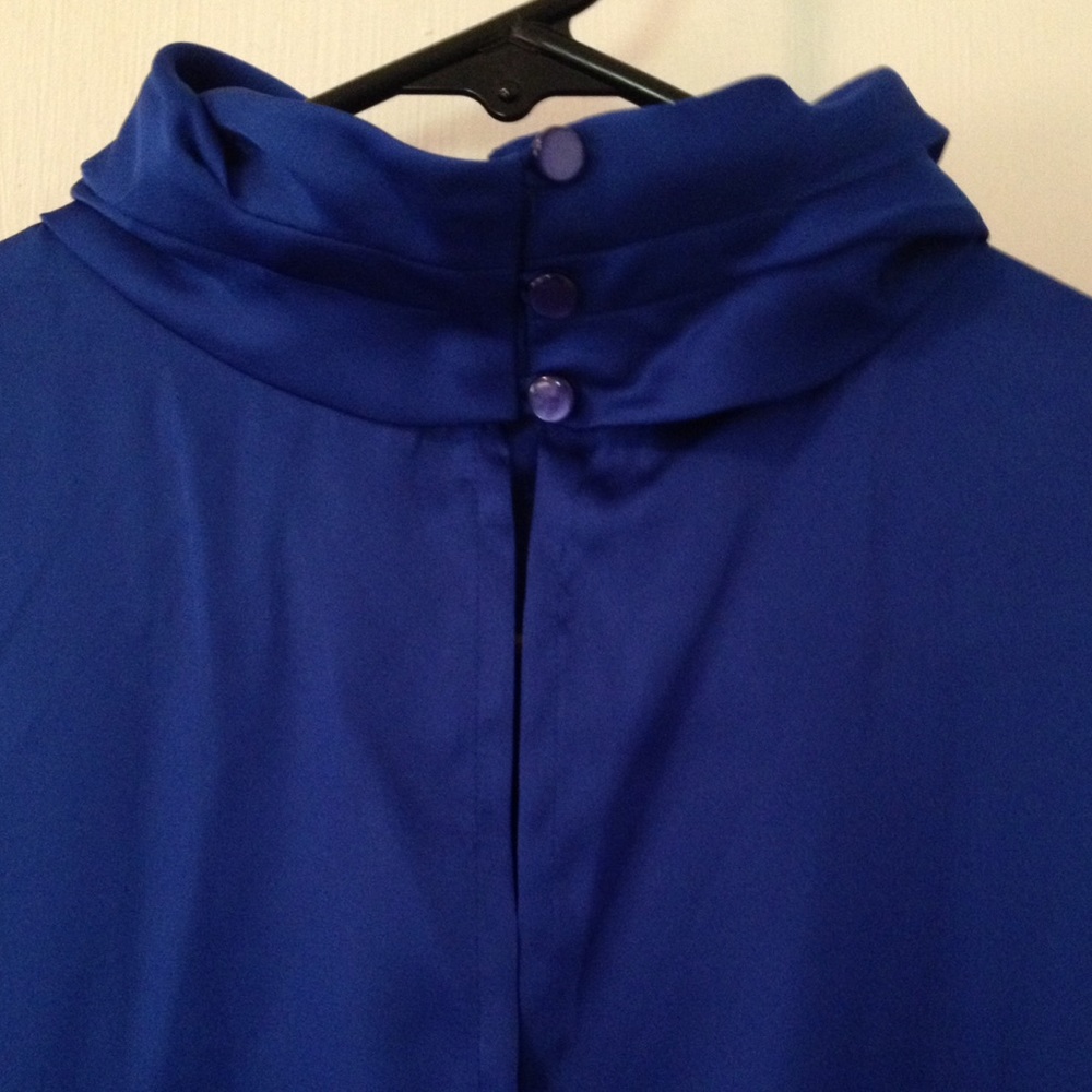 Violet & Claire Royal Blue Sleeveless Blouse