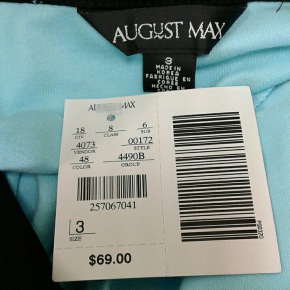 AUGUST MAX  BLUE ZIP UP JACKET BRAND NEW - Picture 4 of 4