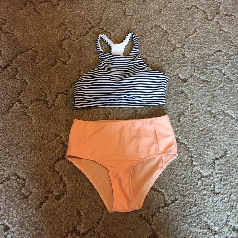 Two piece swimsuit.