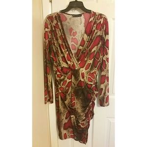 Very SEXY Snakeskin Print Dress