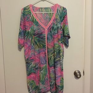Lilly Pulitzer size L dress/cover up worn once