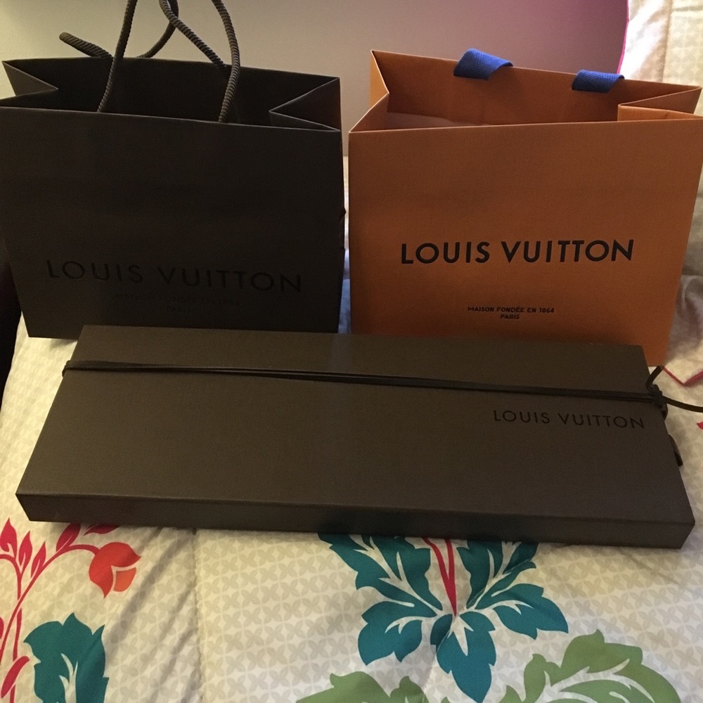LV shopping bags