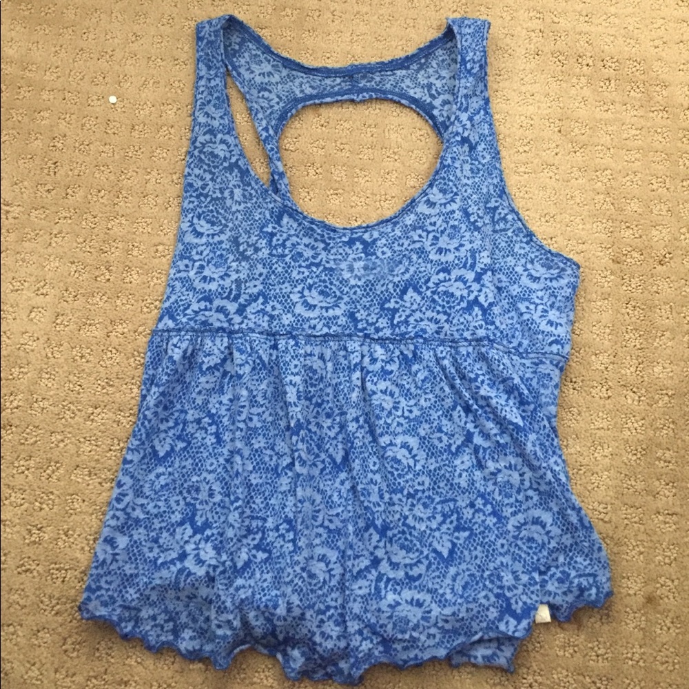 Abercrombie Lace print tank top