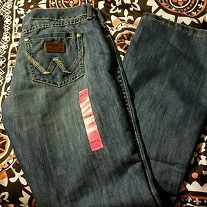 Wrangler boot cut jeans!