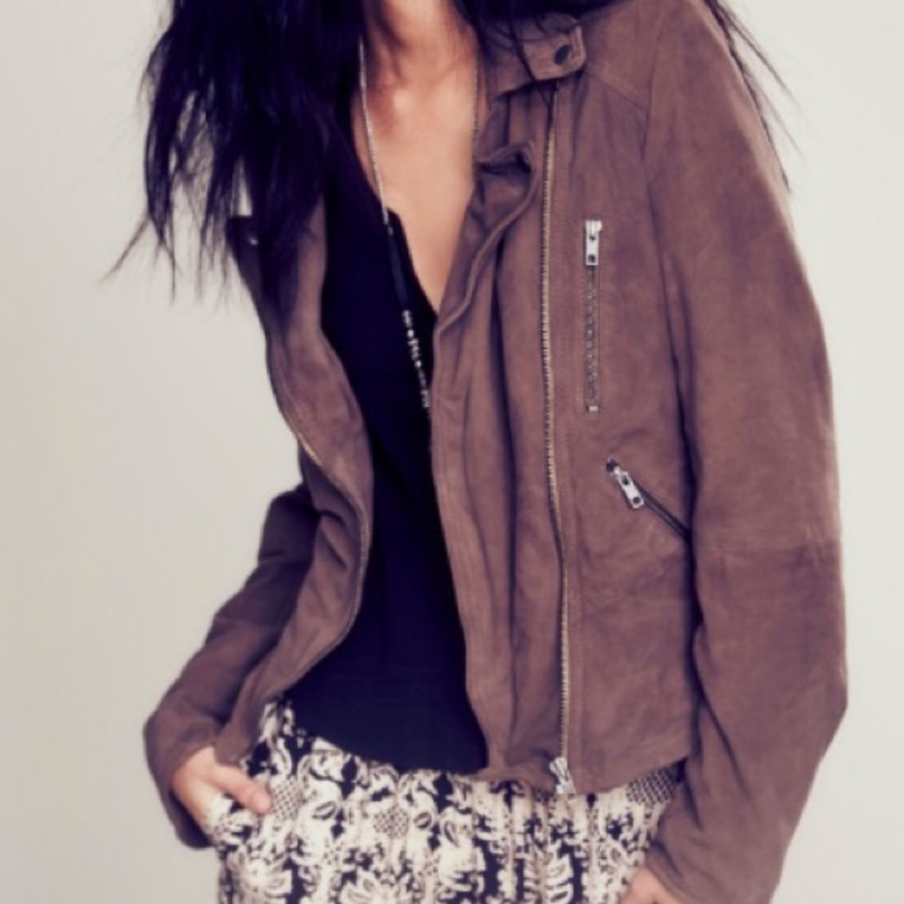 Free people suede jacket