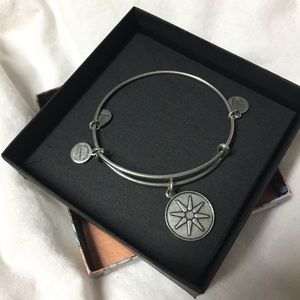 Alex & Ani Star of Venus Silver