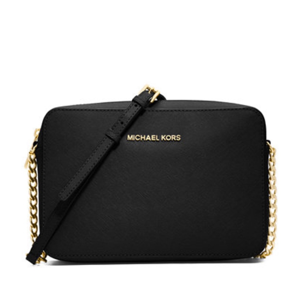 MICHAEL KORS Jet Set Saffiano Leather Crossbody