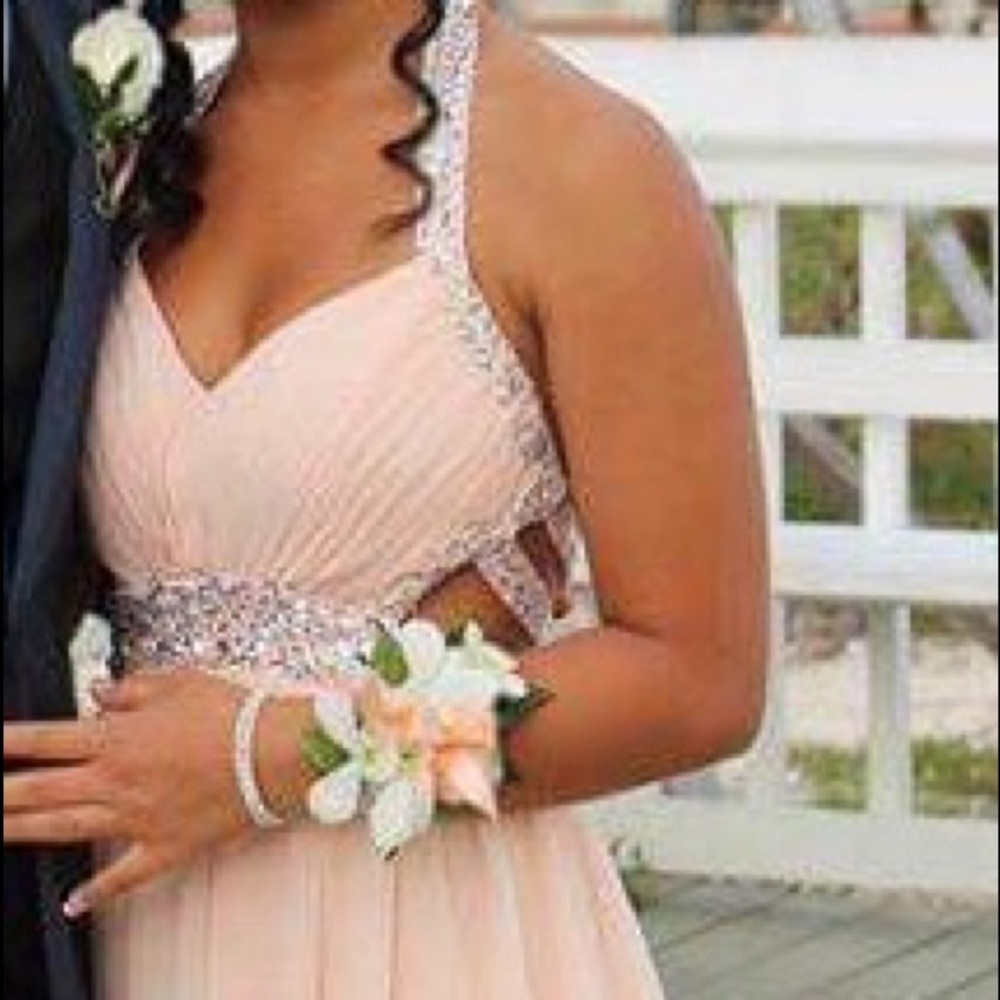 Peach Prom Dress