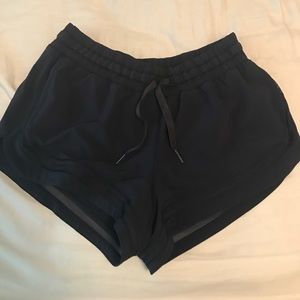 NWOT Navy lululemon shorts