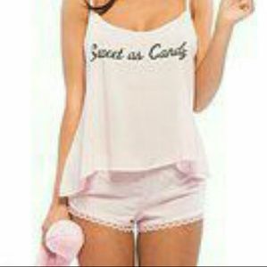 WILDFOX Sweet ass candy Pj set L