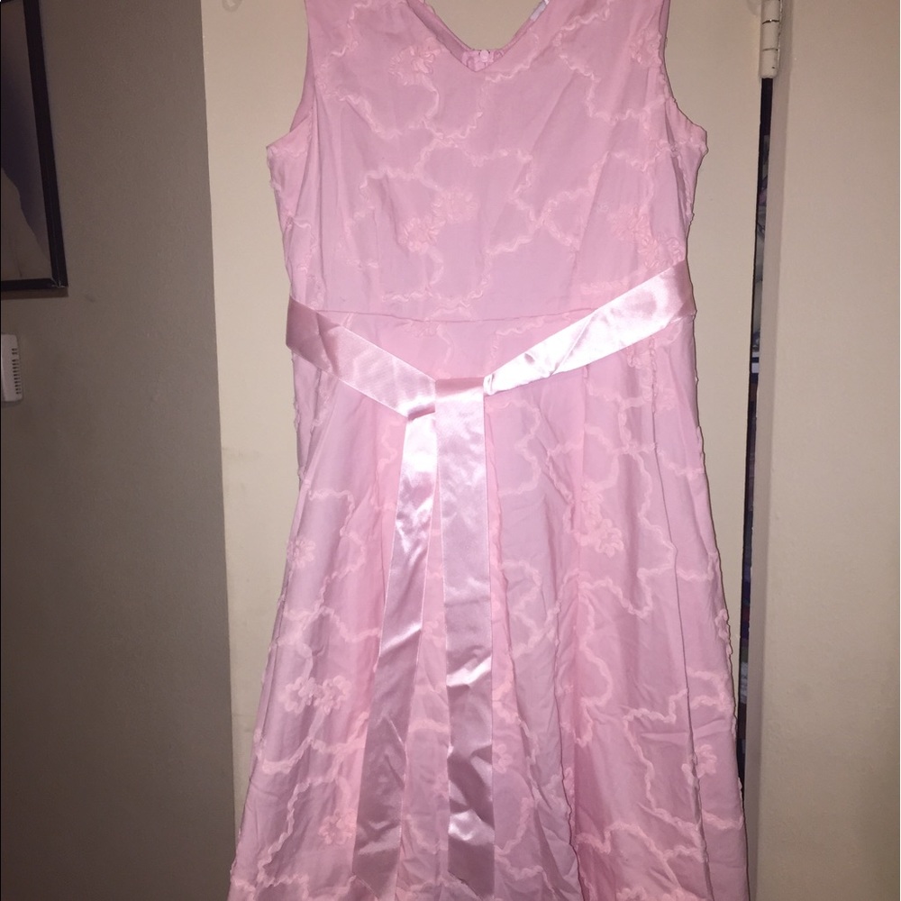 Girl knee length dress