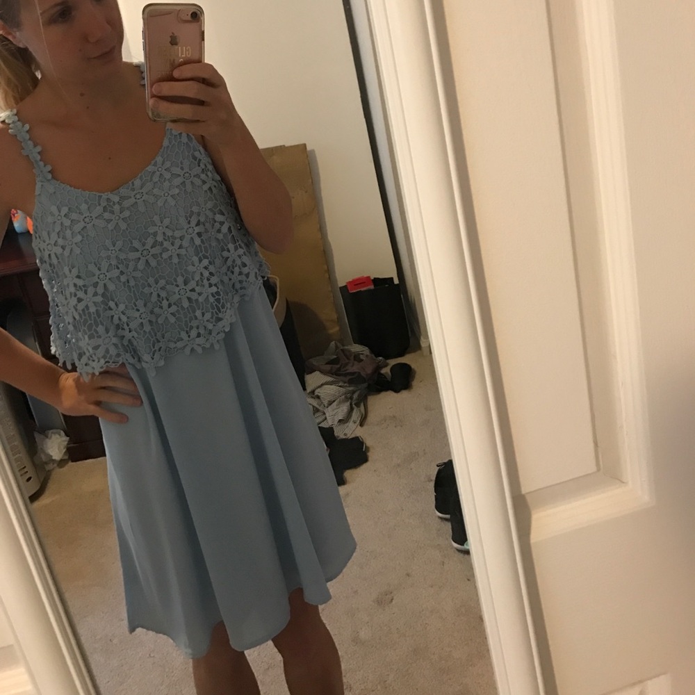 Powder blue dress