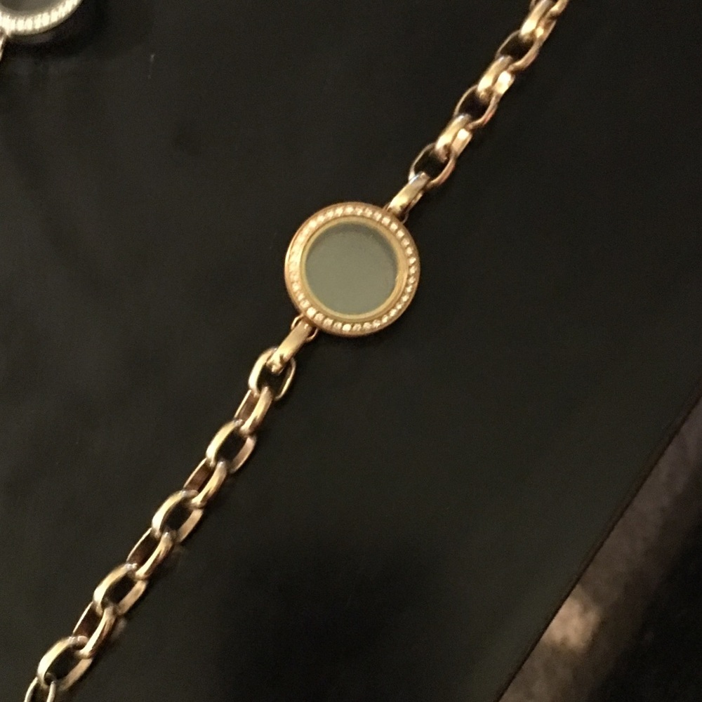 Origami owl gold bracelet