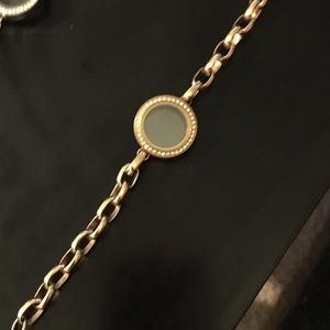 Origami owl gold bracelet