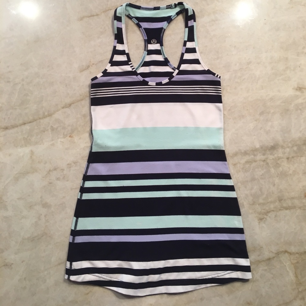 Stripped Cool Racerback